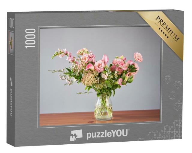 Puzzle 1000 Teile „Blumenarrangement aus frischen Schnittblumen“