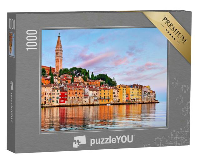 Puzzle 1000 Teile „Sonnenaufgang über Istrien und Rovinj, Kroatien“