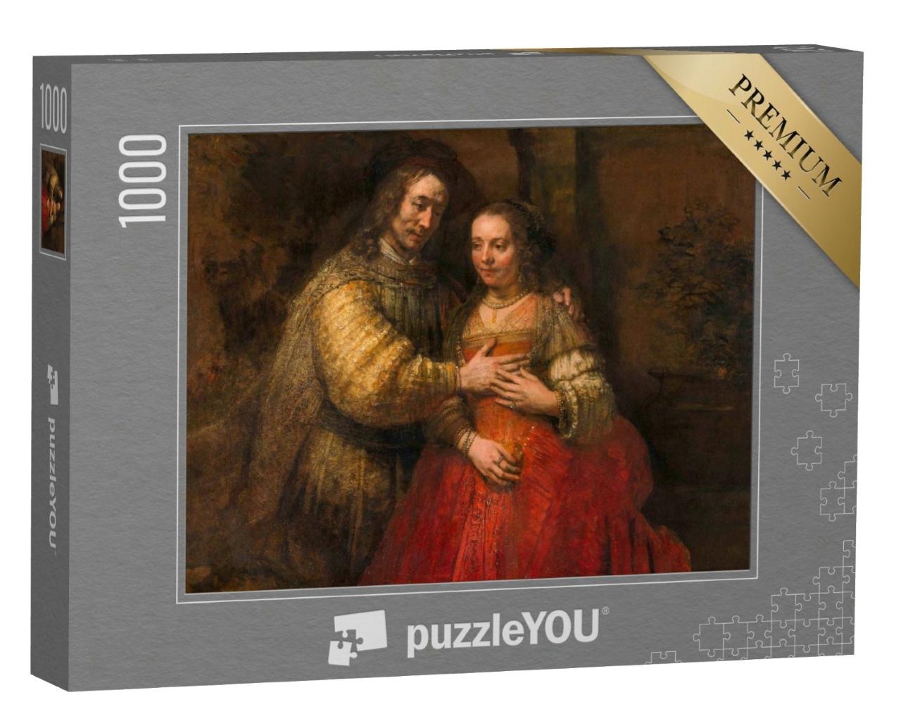 Puzzle 1000 Teile „Rembrandt - Isaak und Rebekka“
