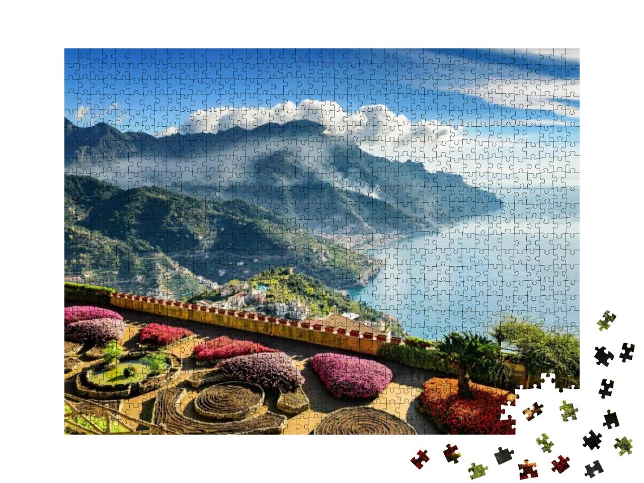 Puzzle 1000 Teile „Fantastische Aussicht auf die Amalfiküste, Ravello, Italien“
