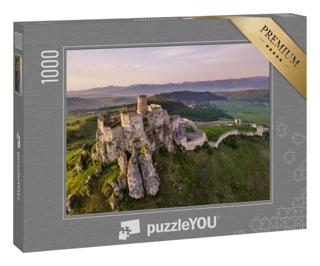 Puzzle 1000 Teile „Beeindruckende Zipser Burg in der Slowakei“