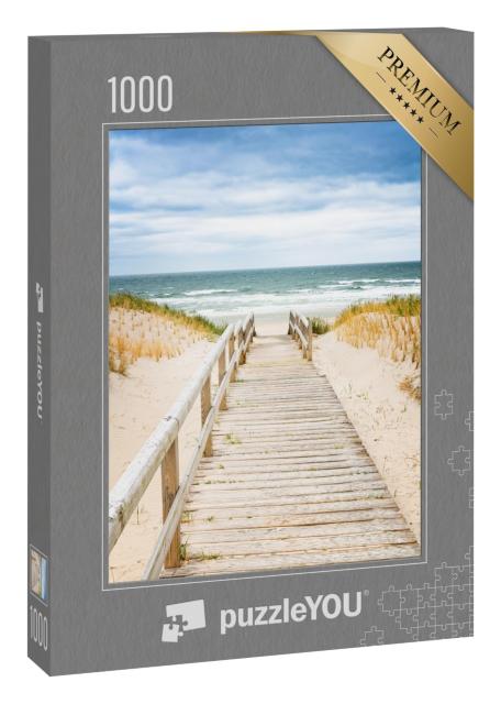 Puzzle 1000 Teile „Fußweg auf einer Düne auf Sylt, Nordfriesland “