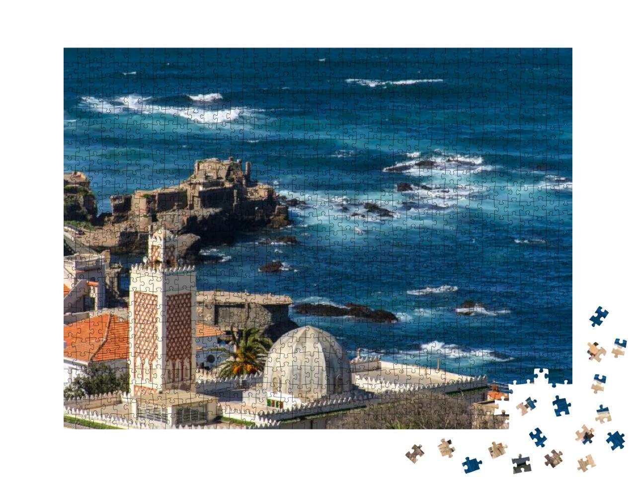 Puzzle 1000 Teile „Algier, Hauptstadt Algeriens an der Mittelmeerküste“