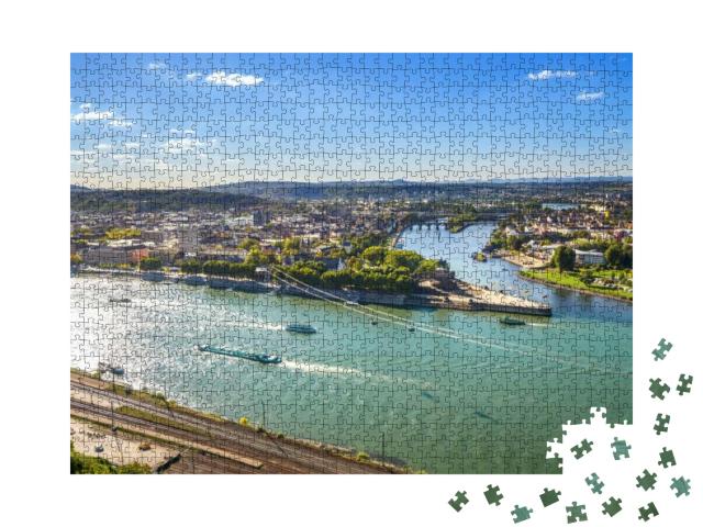 Puzzle 1000 Teile „Rhein und Mosel“