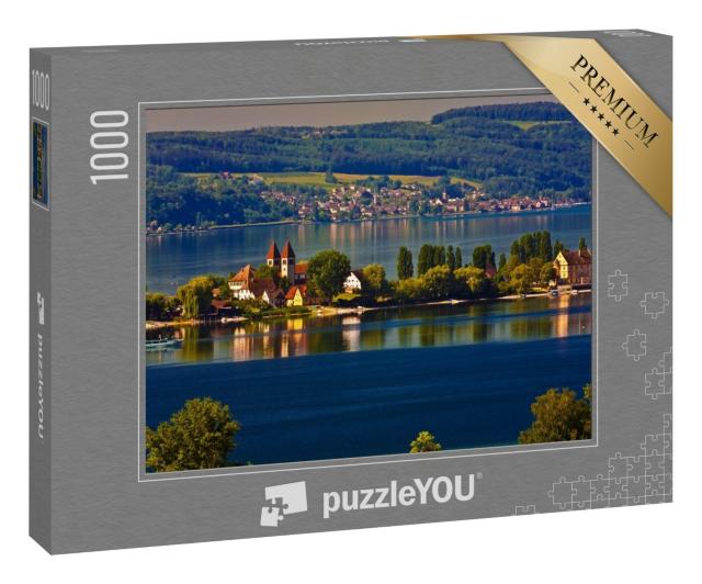 Puzzle 1000 Teile „Malerische Insel Reichenau im Bodensee“