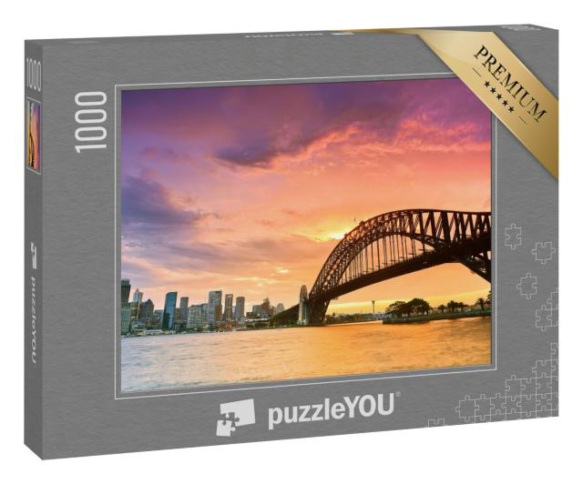 Puzzle 1000 Teile „Sydney Harbour von Kirribilli in Nord-Sydney aus gesehen“
