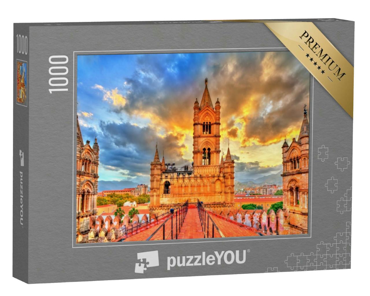 Puzzle 1000 Teile „Die Kathedrale von Palermo, Sizilien“