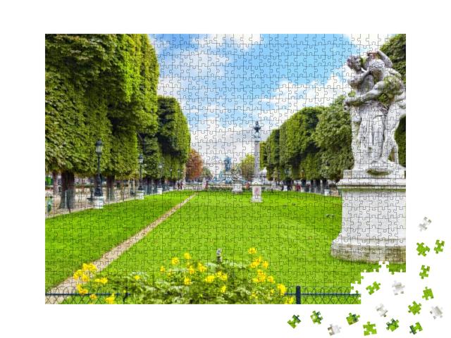 Puzzle 1000 Teile „Luxemburgischer Garten in Paris, Frankreich“