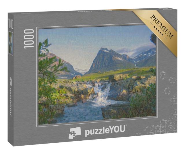 Puzzle 1000 Teile „im Kunst-Stil von Claude Monet - Tuolpagorni - Puzzle-Kollektion Künstler & Gemälde“