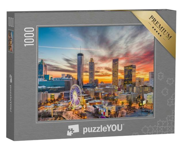 Puzzle 1000 Teile „Skyline von Atlanta, Georgia“