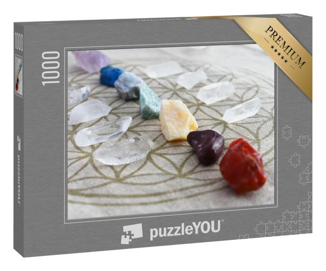Puzzle 1000 Teile „Chakra-Ausgleichskristalle“