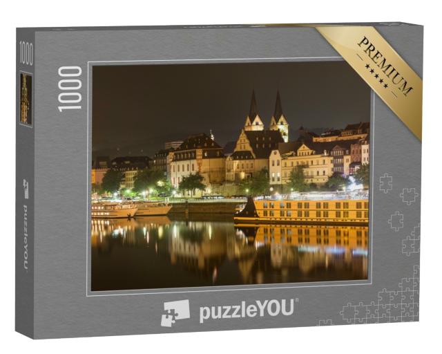 Puzzle 1000 Teile „Koblenz am Rhein bei Nacht“