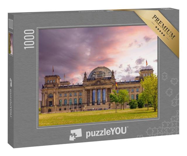 Puzzle 1000 Teile „Das Reichstagsgebäude in Berlin, Deutschland“