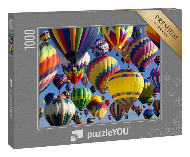 Puzzle 1000 Teile „Heißluftballons auf dem New Jersey Ballooning Festival“