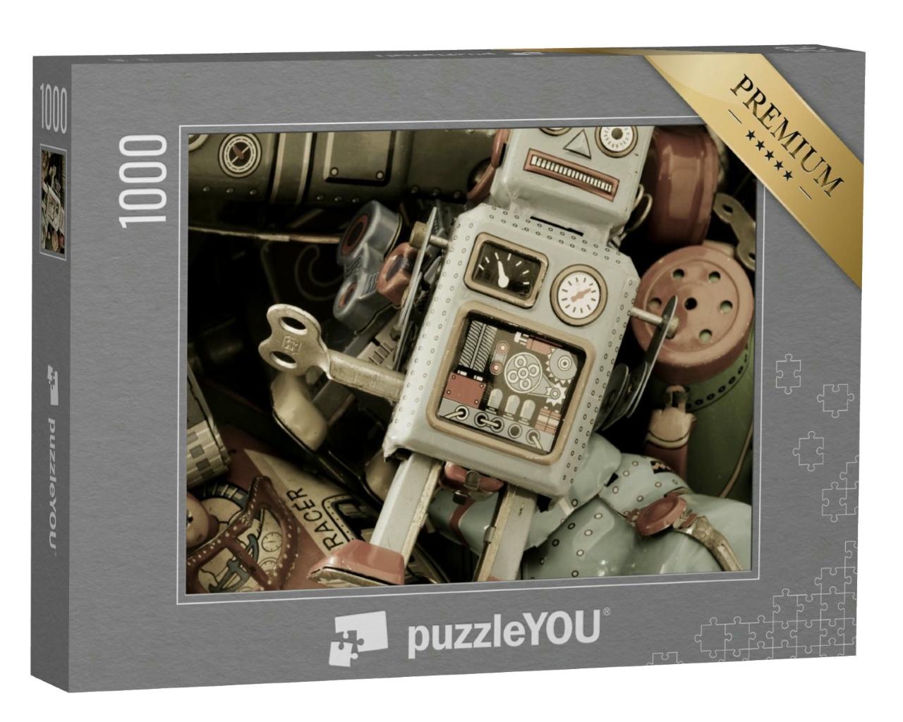 Puzzle 1000 Teile „Kiste mit Spielzeug“