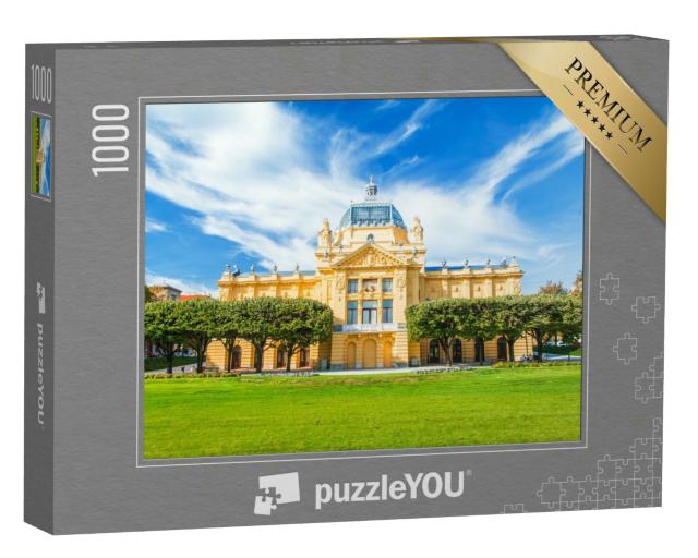 Puzzle 1000 Teile „Kunstpavillon in Zagreb, Kroatien“
