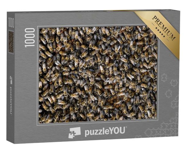 Puzzle 1000 Teile „Ein Schwarm Honigbienen“