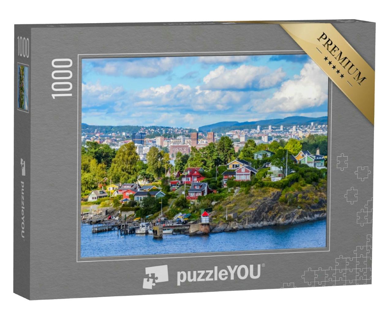 Puzzle 1000 Teile „Oslo, eine Stadt am Fjord“