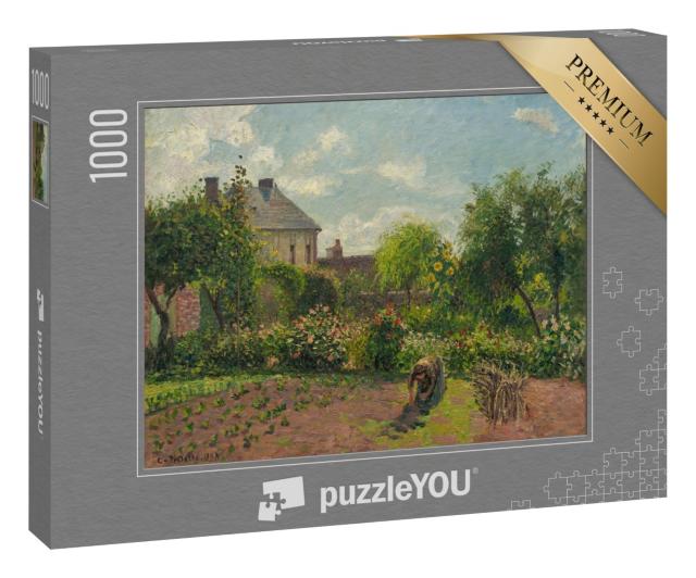 Puzzle 1000 Teile „Camille Pissarro - Der Garten des Künstlers in Eragny“