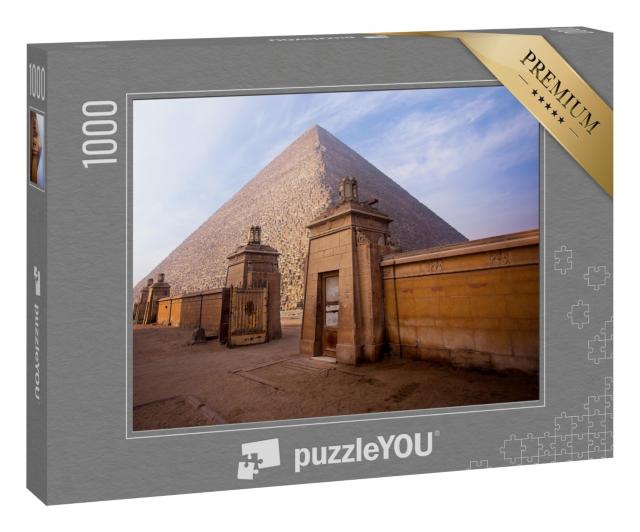 Puzzle 1000 Teile „Die Pyramiden von Gizeh in Ägypten“