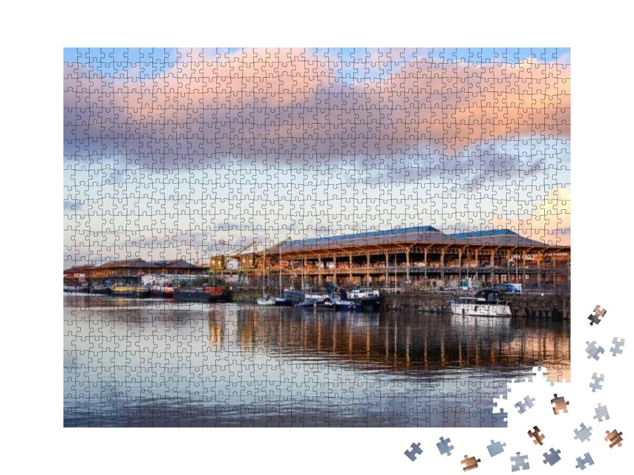 Puzzle 1000 Teile „Hafen von Gent, Belgien“