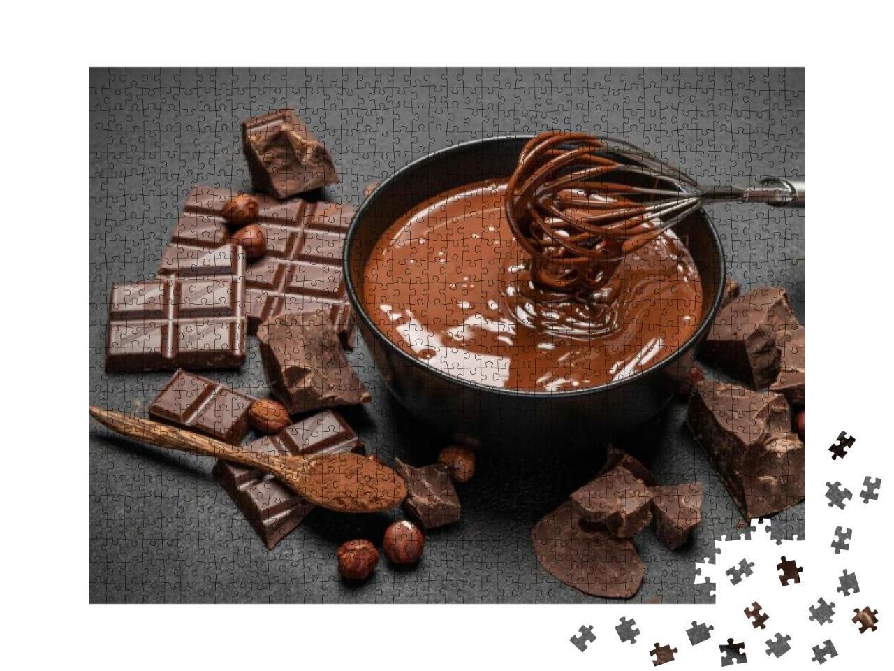 Puzzle 1000 Teile „Geschmolzene Schokolade“