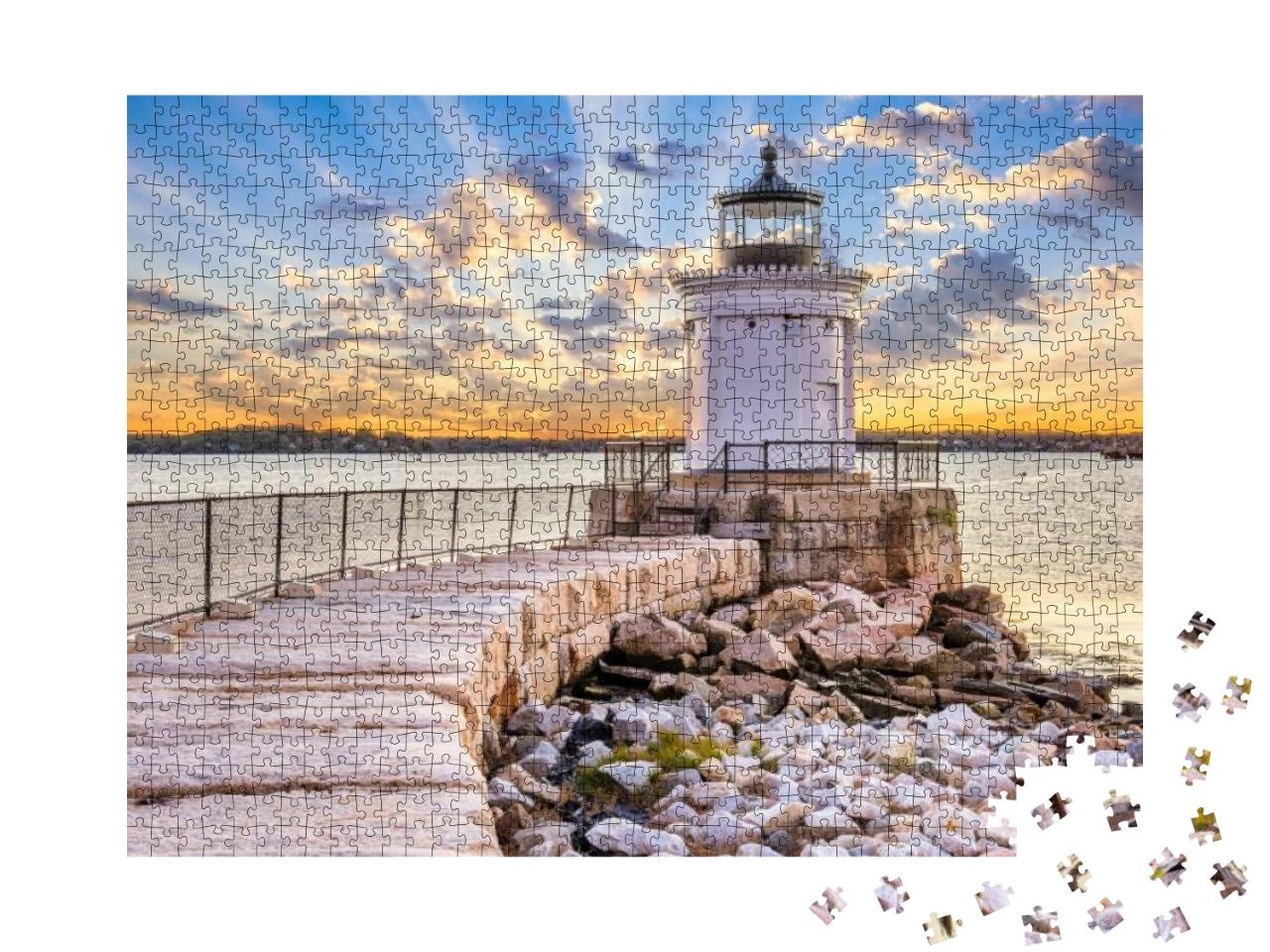 Puzzle 1000 Teile „Portland Breakwater Light, South Portland, Maine“