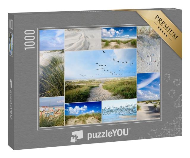 Puzzle 1000 Teile „Collage von Impressionen aus Langeoog, Deutschland“
