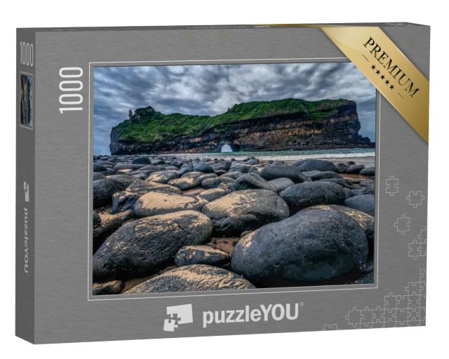Puzzle 1000 Teile „Felsformation "Hole in the Wall" an der Coffee Bay, Südafrika“