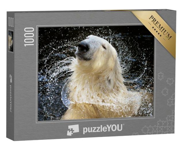 Puzzle 1000 Teile „Porträt eines Eisbären “