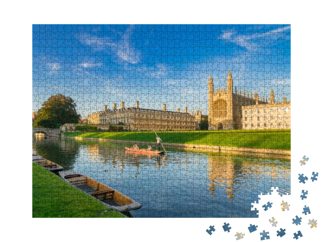 Puzzle 1000 Teile „College in Cambridge, England“