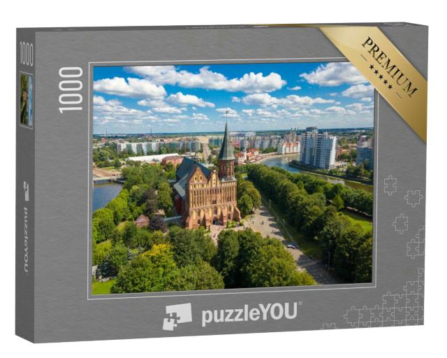 Puzzle 1000 Teile „Stadtbild von Kant bei Kaliningrad, Königsberg“