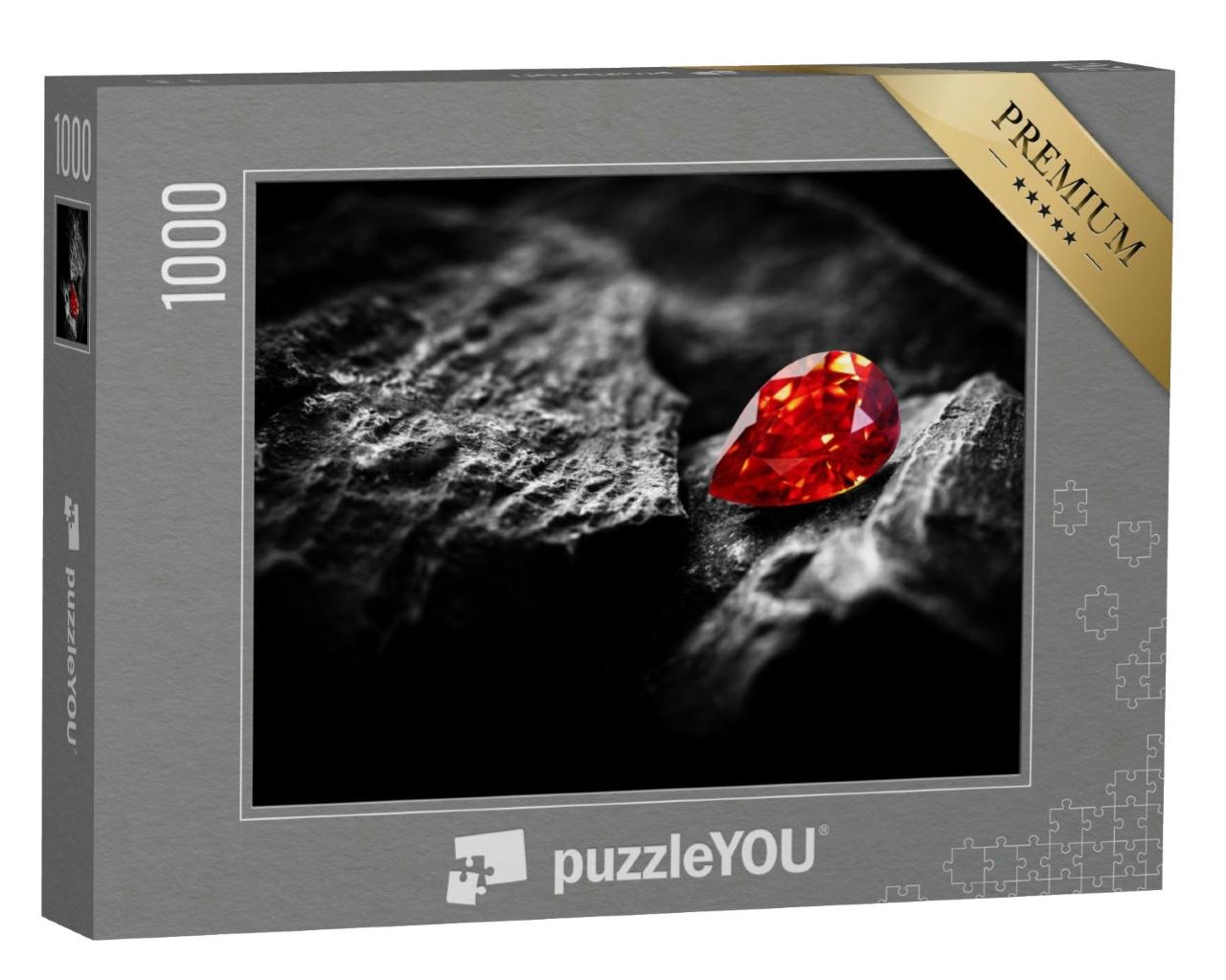 Puzzle 1000 Teile „Roter Rubin“