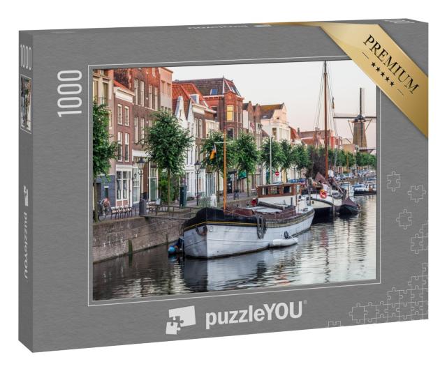 Puzzle 1000 Teile „Ansicht von Rotterdam, Niederlande“