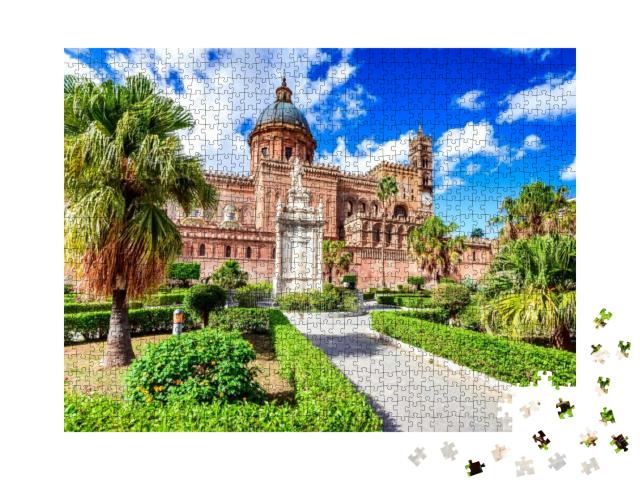 Puzzle 1000 Teile „Die normannische Kathedrale Mariä Himmelfahrt“