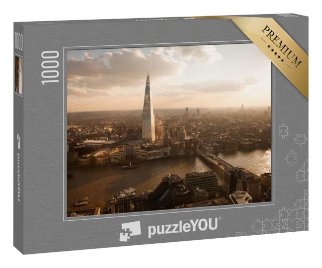 Puzzle 1000 Teile „Londoner Skyline The Shard bei Sonnenuntergang“