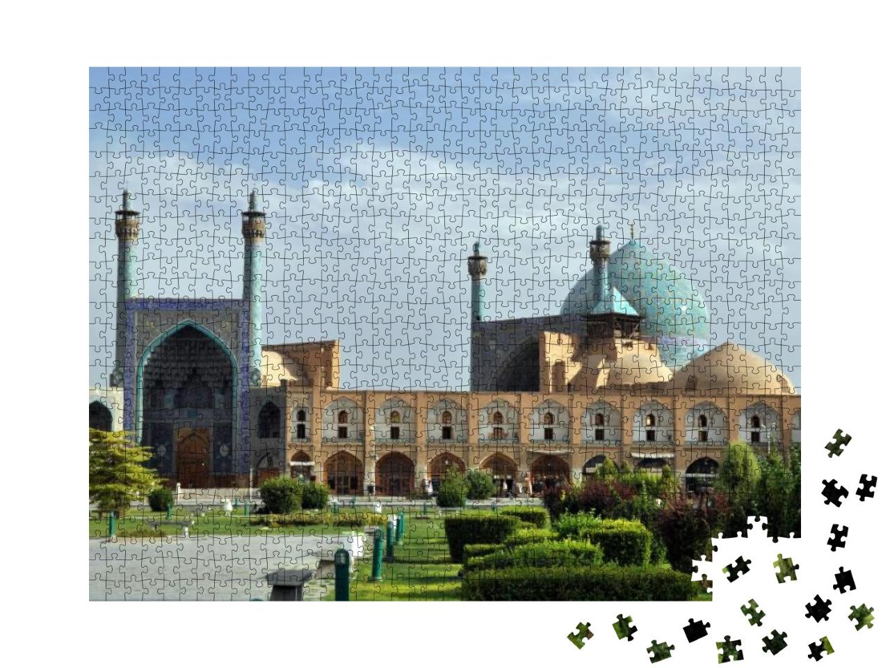 Puzzle 1000 Teile „Isfahan-Moschee, Iran“