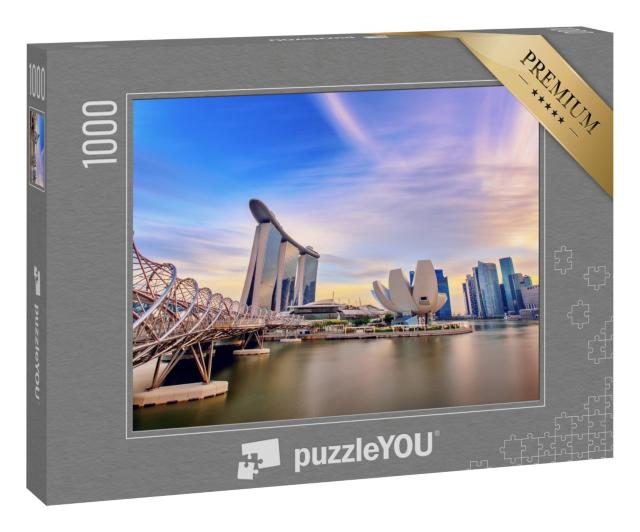 Puzzle 1000 Teile „Architektur in Singapur“