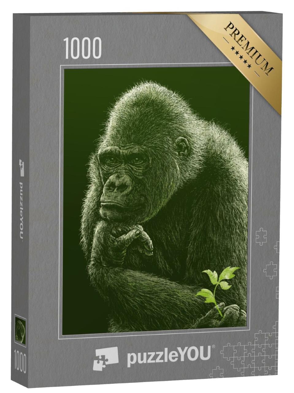 Puzzle 1000 Teile „Gorilla“