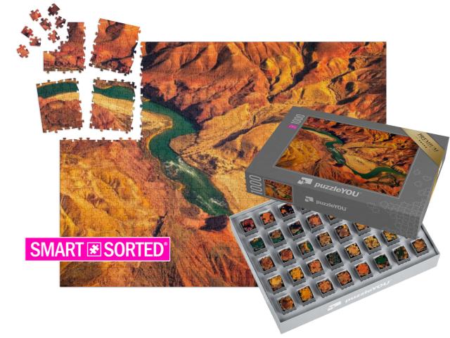 SMART SORTED® | Puzzle 1000 Teile „Colorado-Fluss im Grand Canyon, Arizona, USA“