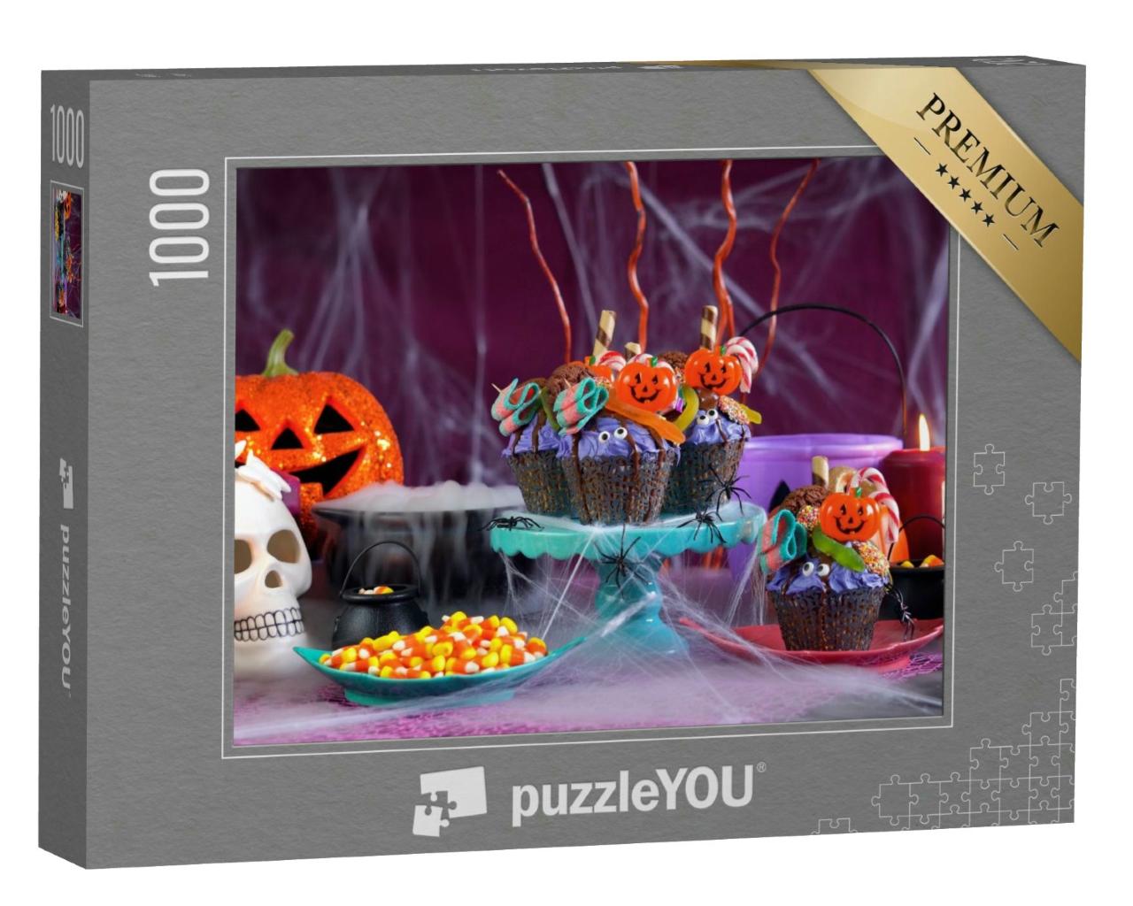 Puzzle 1000 Teile „Halloween-Candyland“