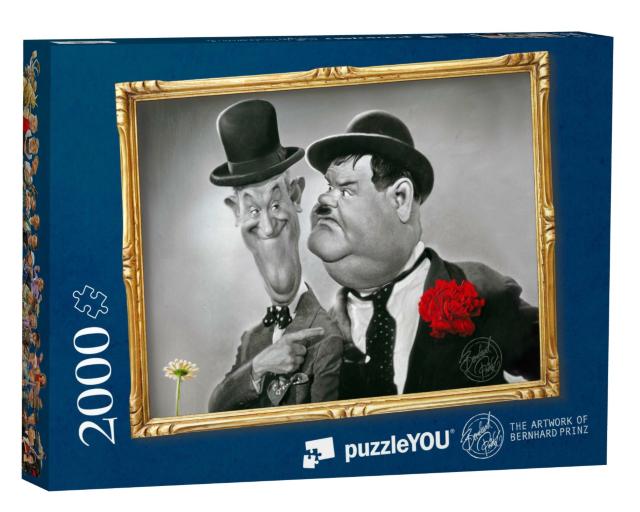 Puzzle 2000 Teile „Dick & Doof“