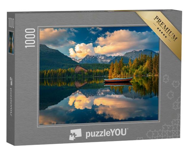 Puzzle 1000 Teile „Hohe Tatra am Morgen in der Slowakei“