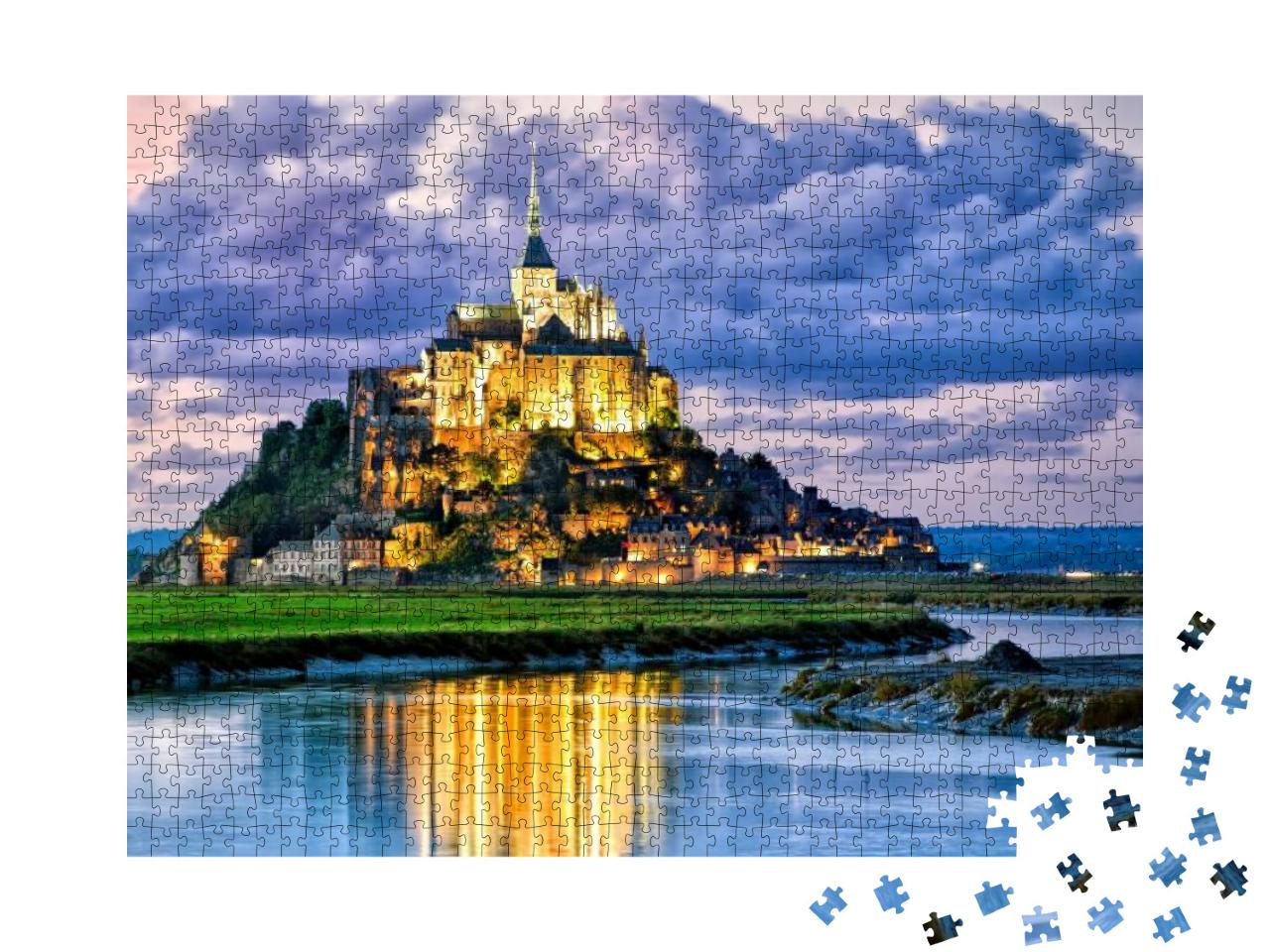 Puzzle 1000 Teile „Mont Saint Michel, Frankreich“