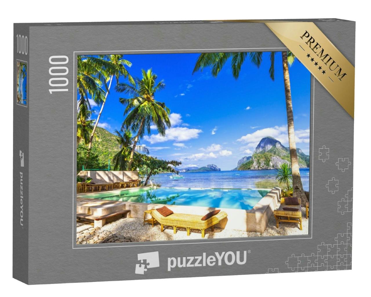 Puzzle 1000 Teile „Urlaubsressort in den Philippinen“