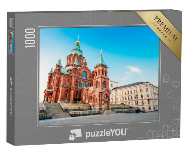 Puzzle 1000 Teile „Wunderschöne Uspenski Kathedrale, Helsinki“