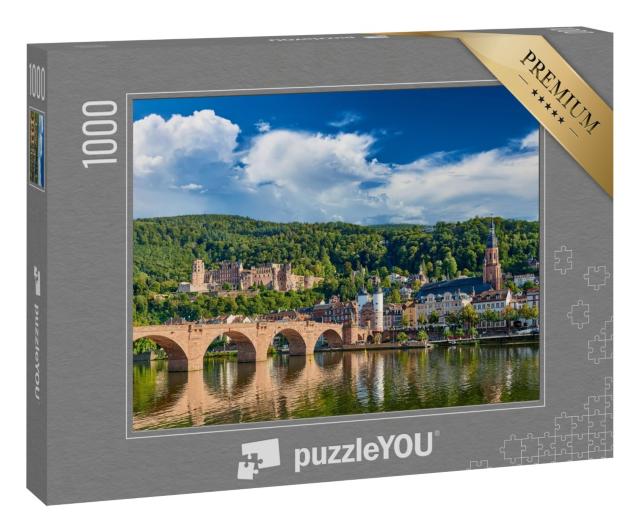 Puzzle 1000 Teile „Heidelberg am Neckar in Baden-Württemberg, Deutschland“