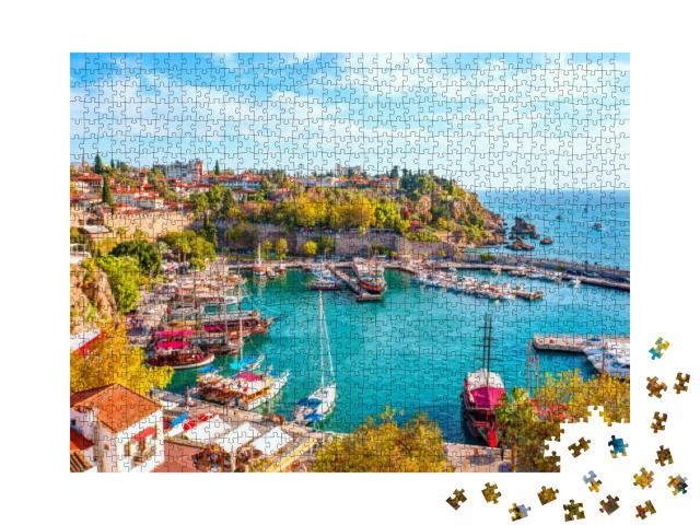 Puzzle 1000 Teile „Altstadt von Kaleici in Antalya, Türkei“