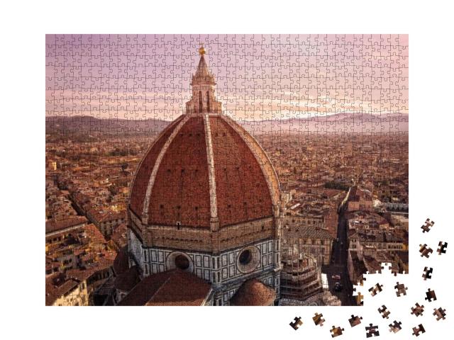 Puzzle 1000 Teile „Kuppel des Doms von Florenz, Italien“