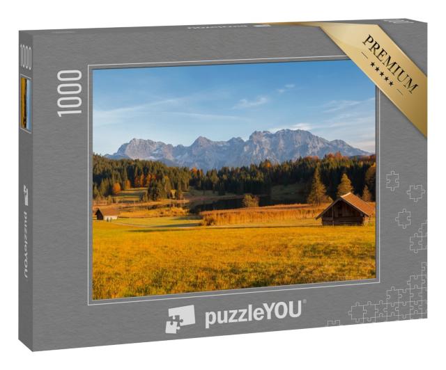 Puzzle 1000 Teile „Wunderschöner Bergweiher am Geroldsee“